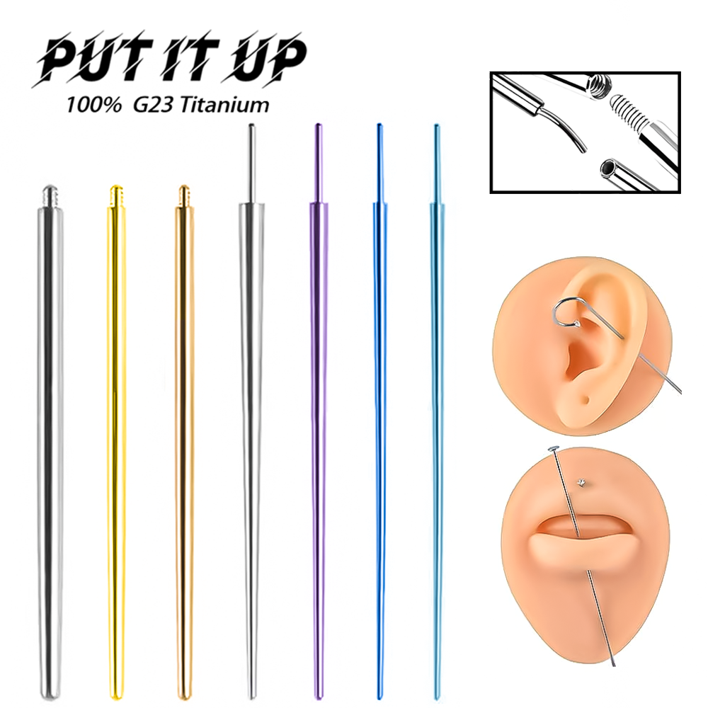Body Jewelry Implant Grade - PUTITUP 10피스 세트 F136 티타늄 합금