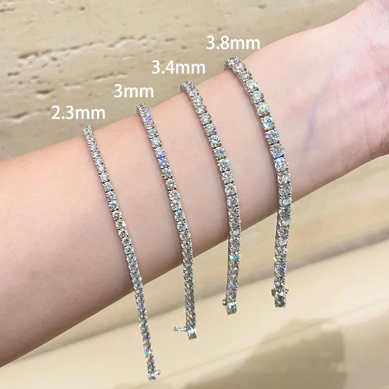 Body Jewelry Vch - 2.5mm 3mm 4mm 합성 다이아몬드(CVD HPHT)