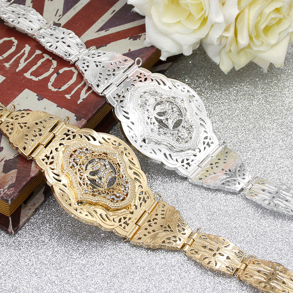Body Jewelry Dubai - SUNSPICEMS-모로코 메탈 여성 Caftan 벨트, 아랍어