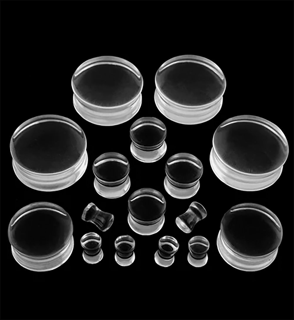 Body Jewelry Gauges - 1 쌍 아크릴 투명한 색상 솔리드