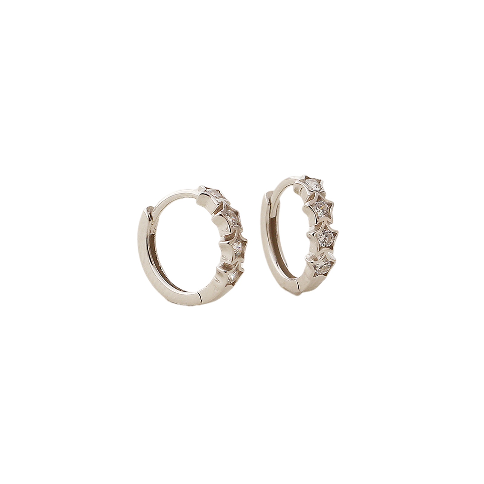 Body Jewelry For Sensitive Skin - 세련된 버튼 링 상부 귀걸이 안전한