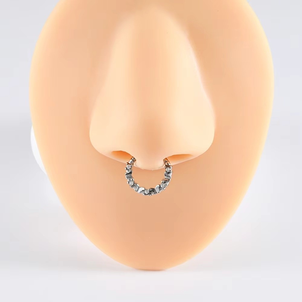 Septum Clicker Ring - 1PC 스테인리스 스틸 셉텀 클리커 링