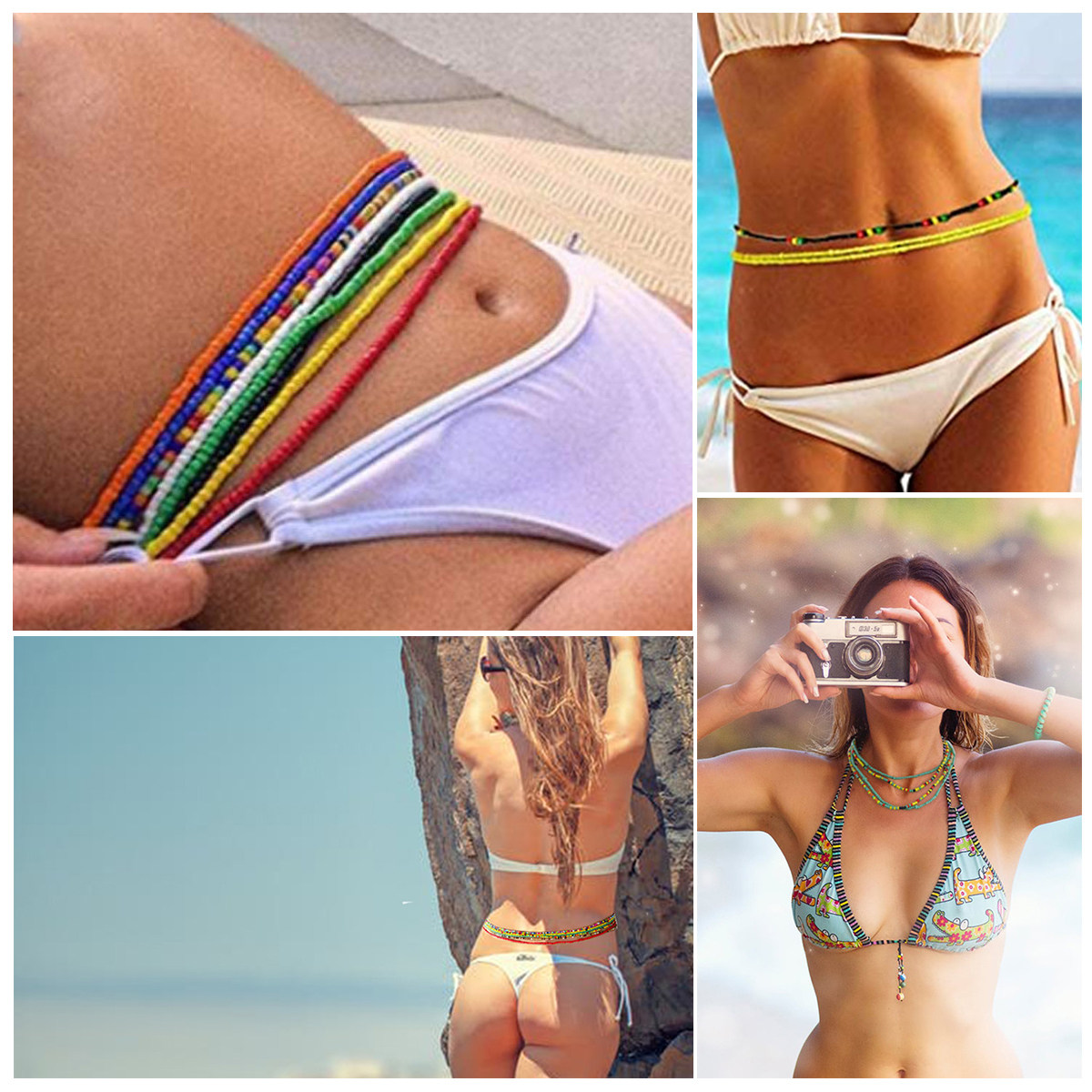 Body Jewelry Ideas - 수영복, 비키니, 해변 의상에 어울리는 세련된