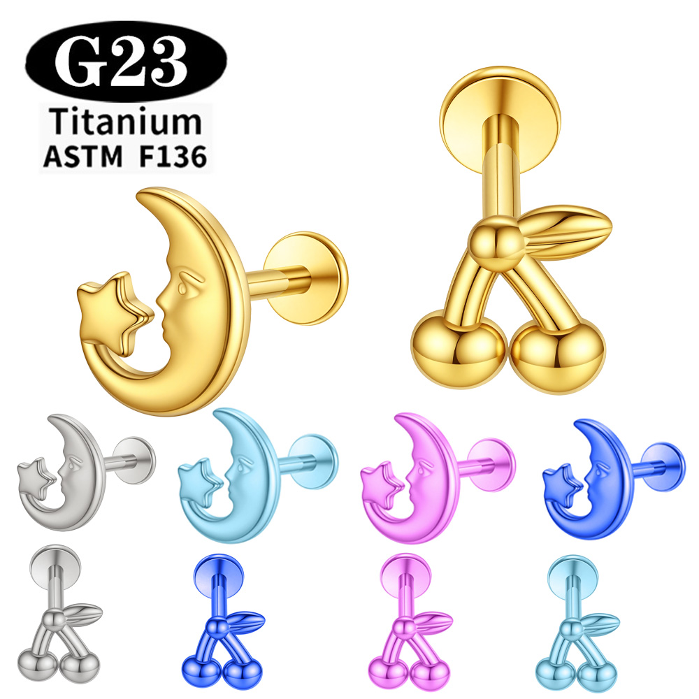 Body Jewelry Implant Grade - 임플란트 등급 ASTM F136 티타늄 아노다이징