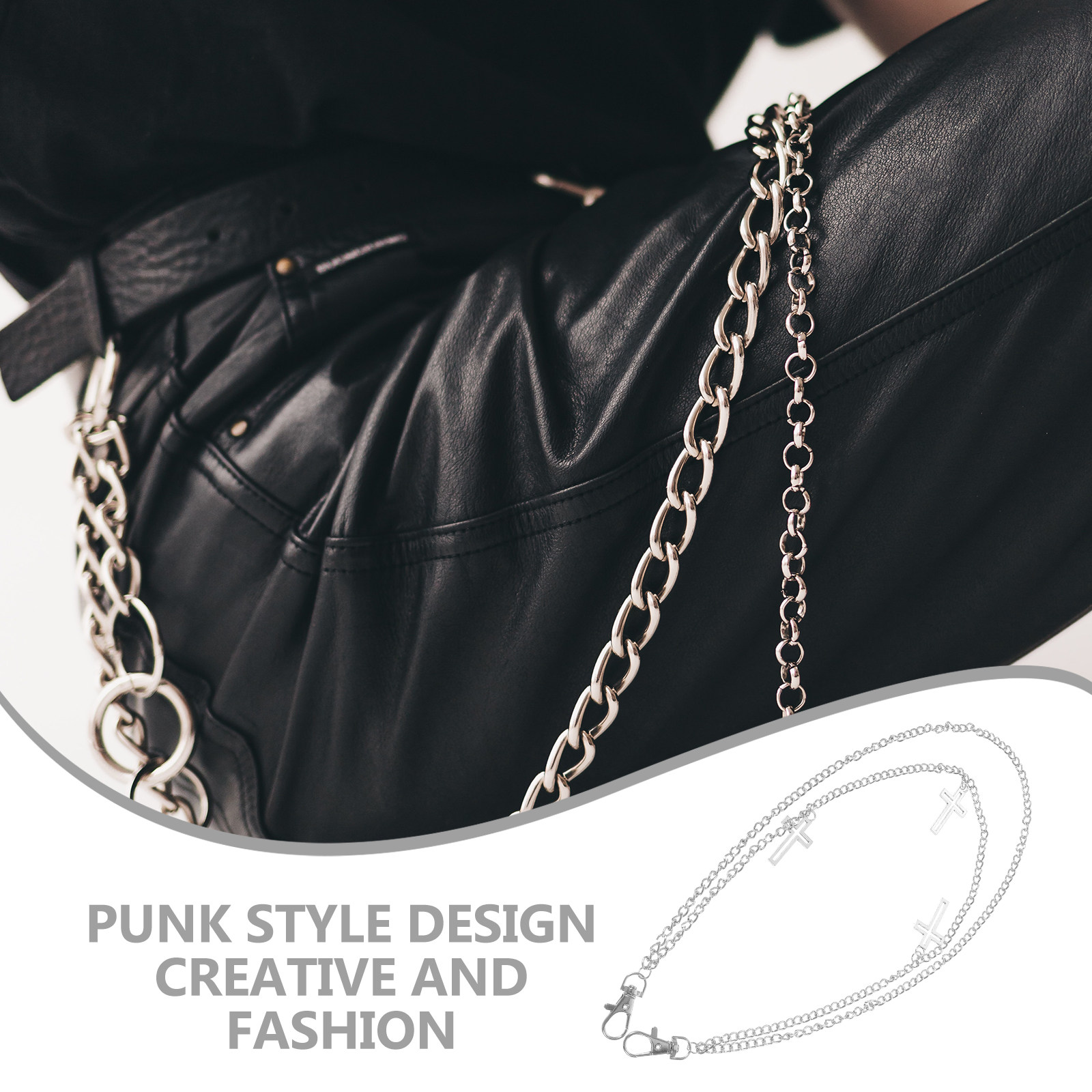 1개입, 매끄럽게 광택 처리된 금속 소재의 여성용 바지 - Body Jewelry Ideas 리뷰 및 가격