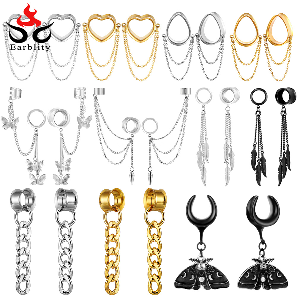 Osbourney 2PCS 스테인레스 스틸 패션 매달려 - Body Jewelry Gauges 리뷰 및 가격