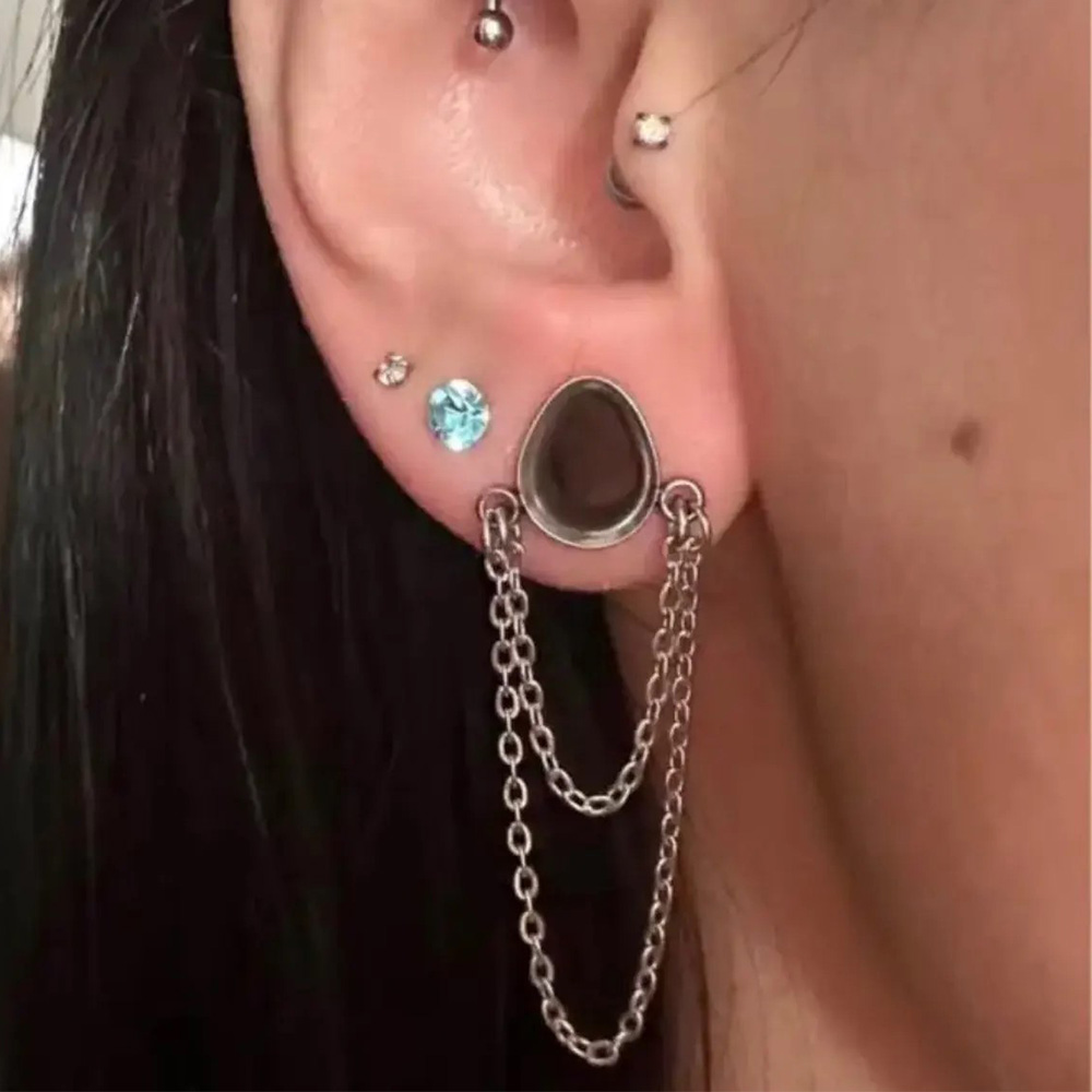 Osbourney 2PCS 스테인레스 스틸 패션 매달려 - Body Jewelry Gauges 리뷰 및 가격