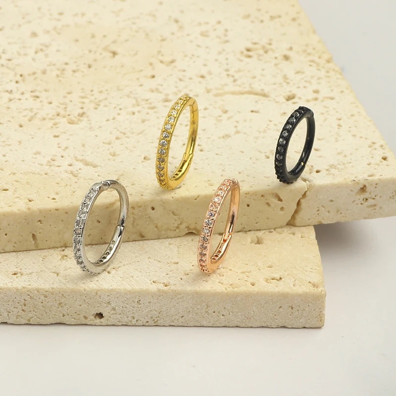 16G 투명 CZ 코링 후프 316L 수술용 스틸 심리 - Septum Clicker Ring 리뷰 및 가격