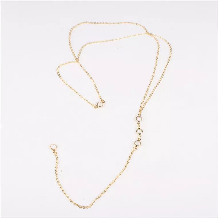 새로운 라인스톤 섹시 여성 백 체인 목걸이 비키니 비치 - Body Jewelry Rhinestone 리뷰 및 가격
