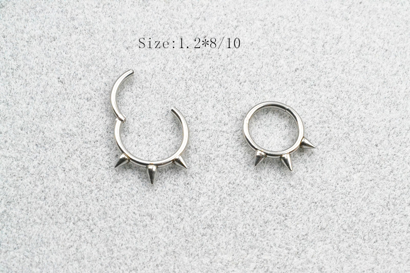 50개/묶음 심리스 힌지드 세그먼트 링 셉텀 클리커 연 - Clicker Ring Seamless 리뷰 및 가격