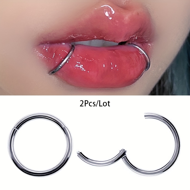 2pcs 이음새가 없는 스테인리스 22pcs 22pcs - Clicker Ring Seamless 리뷰 및 가격
