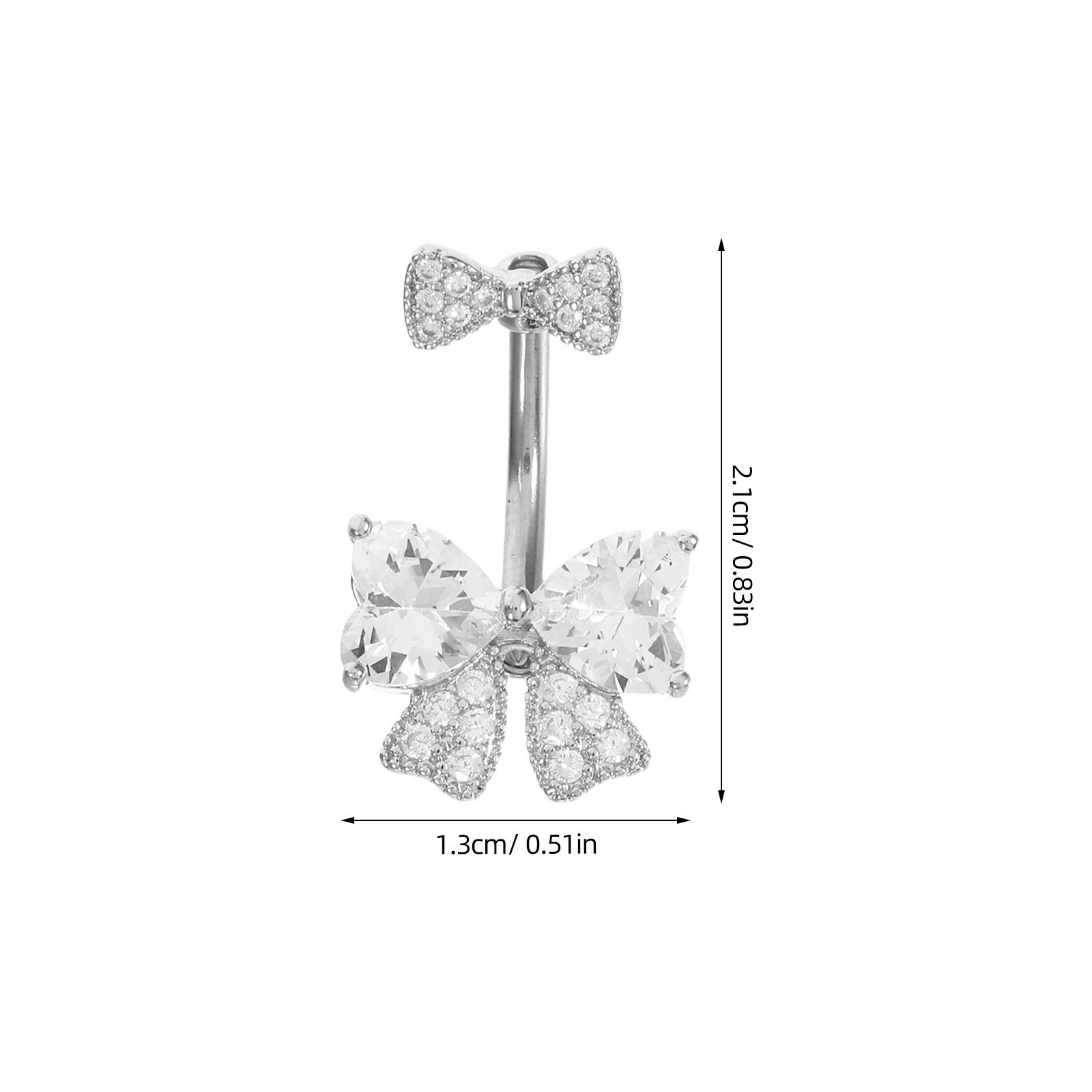 여성을 위한 스테인리스 스틸 소재의 리본 모양 배꼽 피 - Body Jewelry For Sensitive Skin 리뷰 및 가격