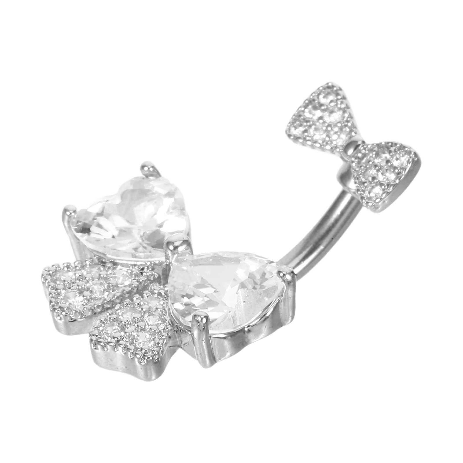 여성을 위한 스테인리스 스틸 소재의 리본 모양 배꼽 피 - Body Jewelry For Sensitive Skin 리뷰 및 가격
