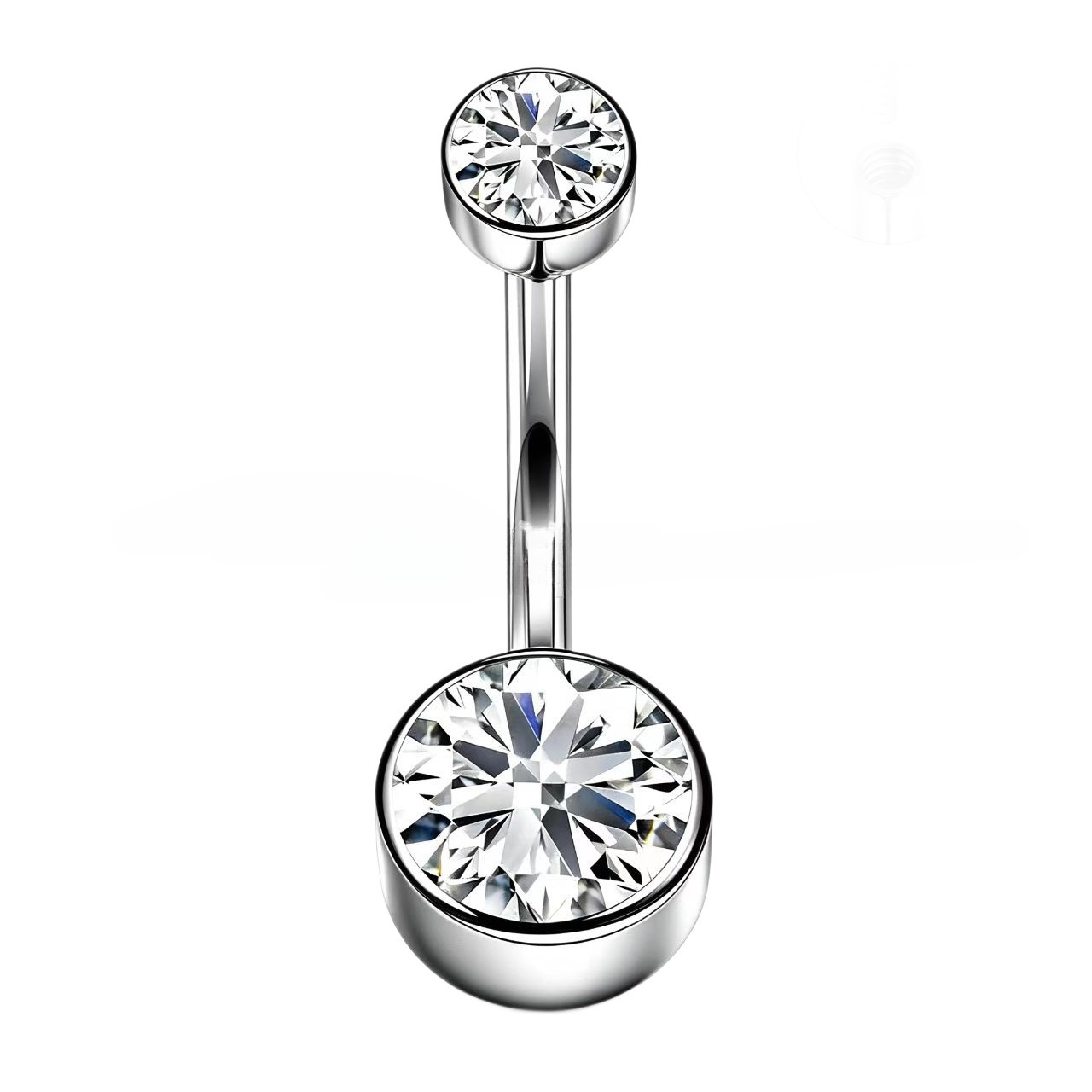 1개 저자극성 스테인리스 스틸 지르코니아 배꼽 링 여성 - Body Jewelry For Sensitive Skin 리뷰 및 가격