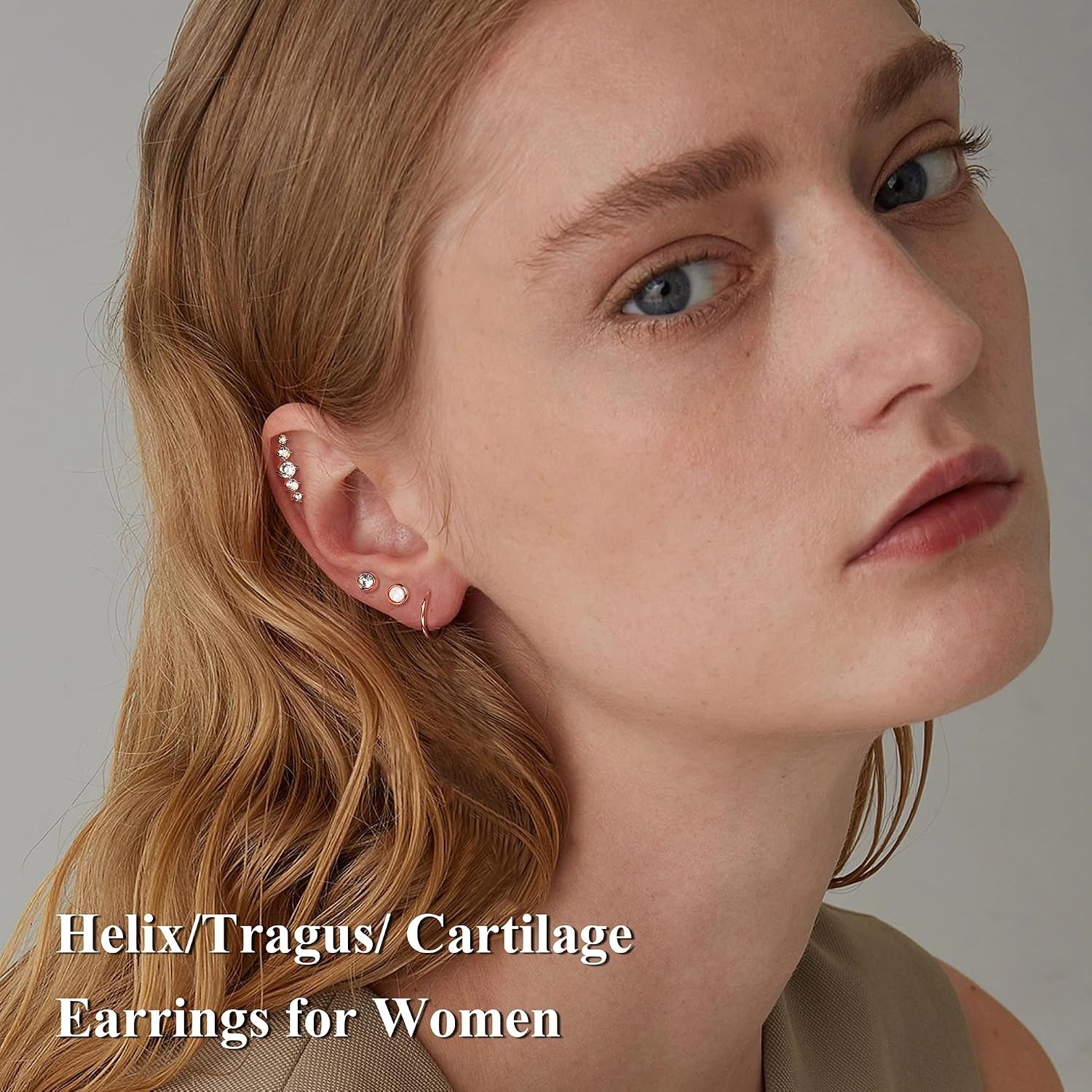 ORAZIO 18PCS 연골 스터드 귀걸이 여성용 저자 - Body Jewelry For Sensitive Skin 리뷰 및 가격