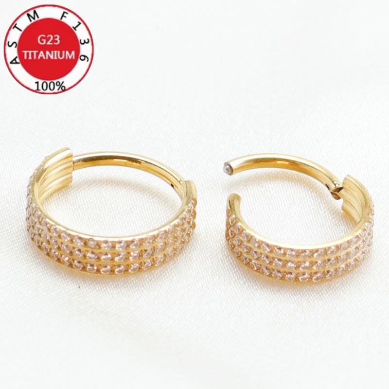 2개 또는 5개 세트의 G23 티타늄 소재 코 피어싱, - Clicker Ring Seamless 리뷰 및 가격