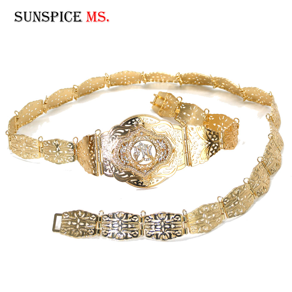 SUNSPICEMS-모로코 메탈 여성 Caftan 벨트 - Body Jewelry Dubai 리뷰 및 가격