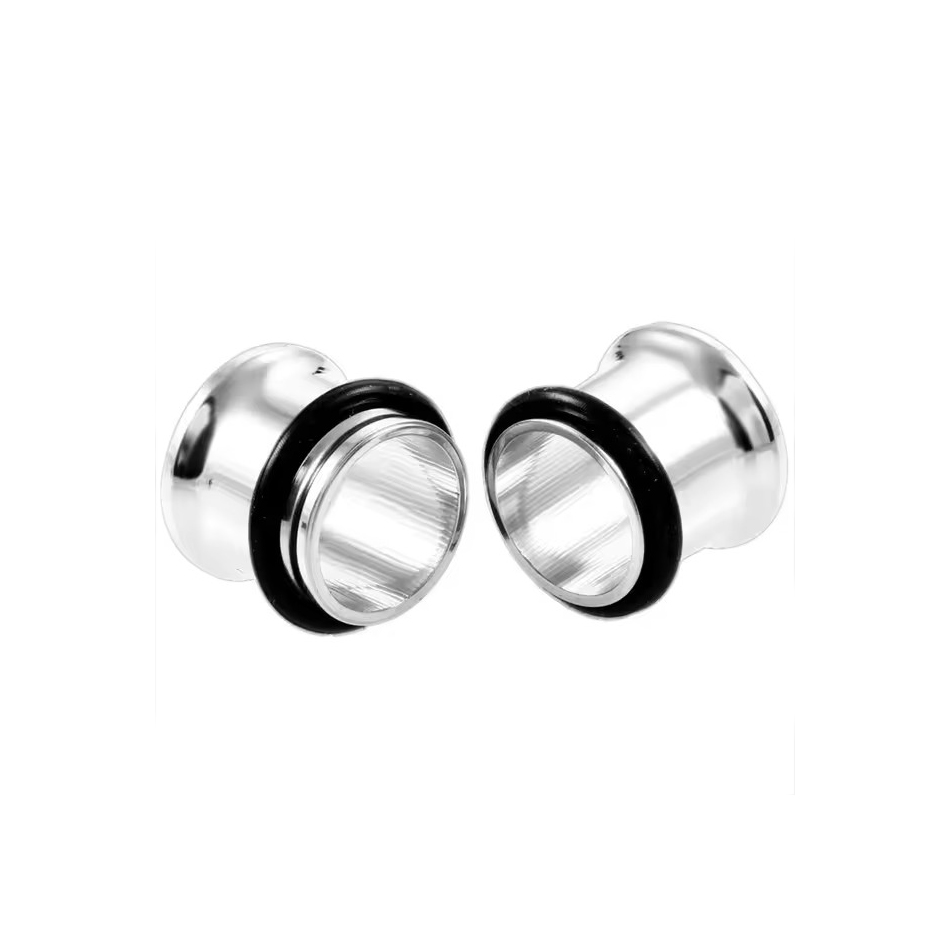 1 쌍 스테인레스 스틸 귀 플러그 터널 육체 귀걸이 게 - Body Jewelry Gauges 리뷰 및 가격