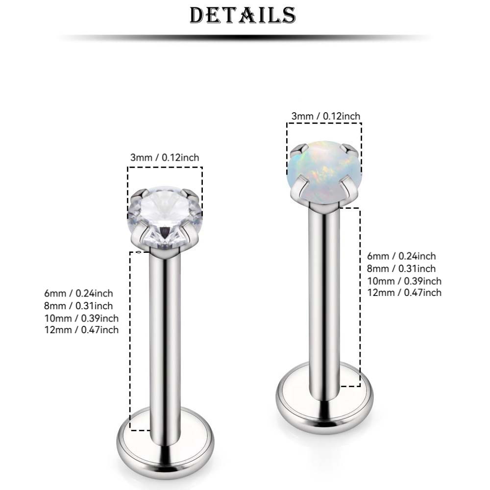 16G 스테인리스 코 반지 스민감한 피부를 위한 내부로 - Body Jewelry For Sensitive Skin 리뷰 및 가격