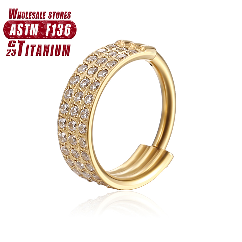 F136 티타늄 코 링 임플란트 등급 힌지 심리스 귀걸 - Body Jewelry Implant Grade 리뷰 및 가격