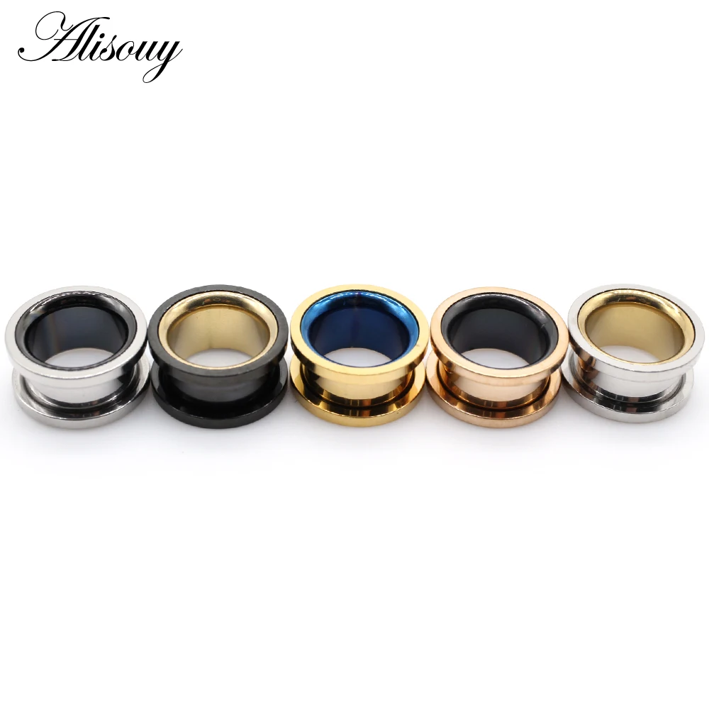 Alisouy 2개 6-30mm 스테인레스 스틸 싱글  - Body Jewelry Gauges 리뷰 및 가격
