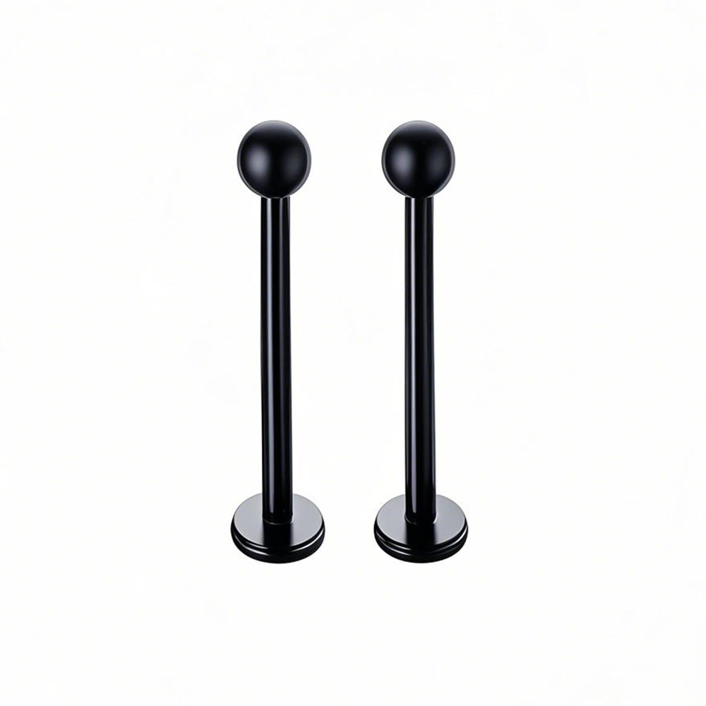 2 조각 316L 외과 강철 혀 Labret 뺨 딤플  - Body Jewelry Gauges 리뷰 및 가격