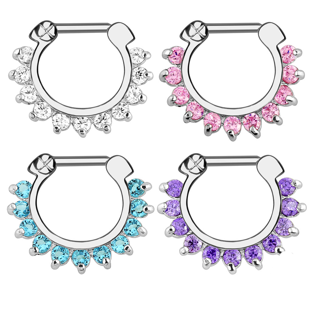 1개입 후프 클립온 코 피어싱 링 (여성/남성용) 스틸 - Septum Clicker Ring 리뷰 및 가격