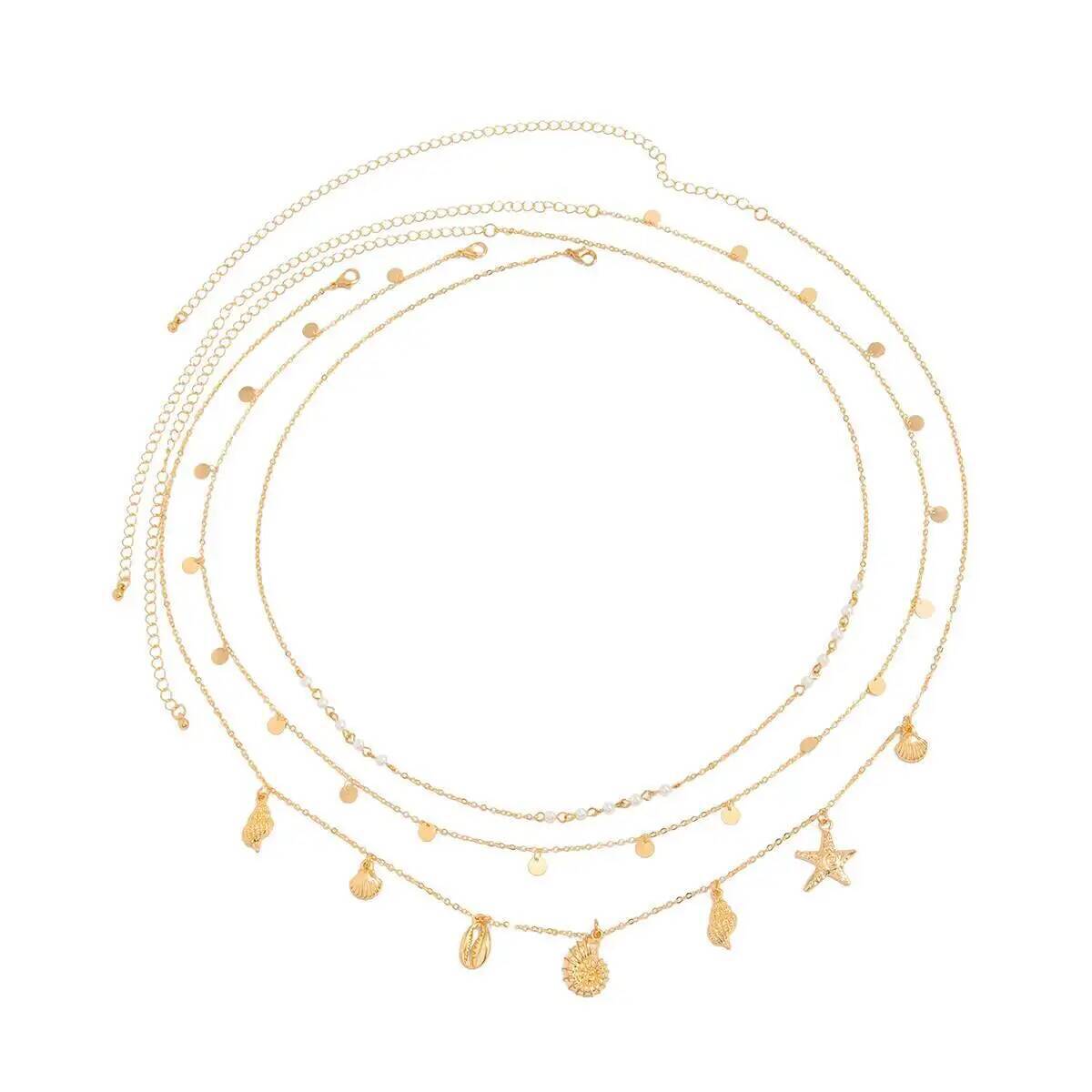 IngeSight.Z 3 개/대 Boho 불가사리 조가 - Body Jewelry Women 리뷰 및 가격