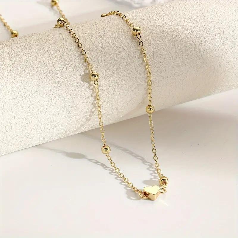 여성용 심플 하트 비즈 배꼽 체인, 패션 메탈 비치 비 - Body Jewelry Women 리뷰 및 가격