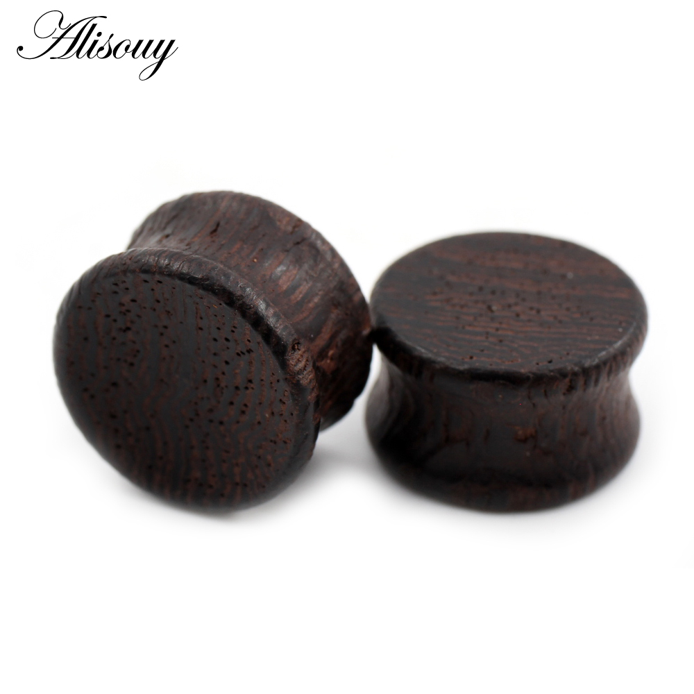 Alisouy 2pcs 6-22mm 우드 더블 플레어  - Body Jewelry Gauges 리뷰 및 가격
