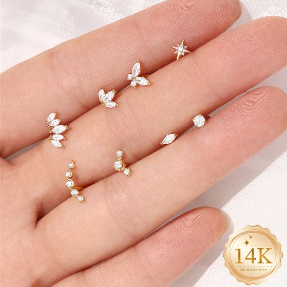 디에쉬인 14K 순금 여성용 연골 피어싱 귀걸이 헬릭스 - Septum Clicker Ring 리뷰 및 가격