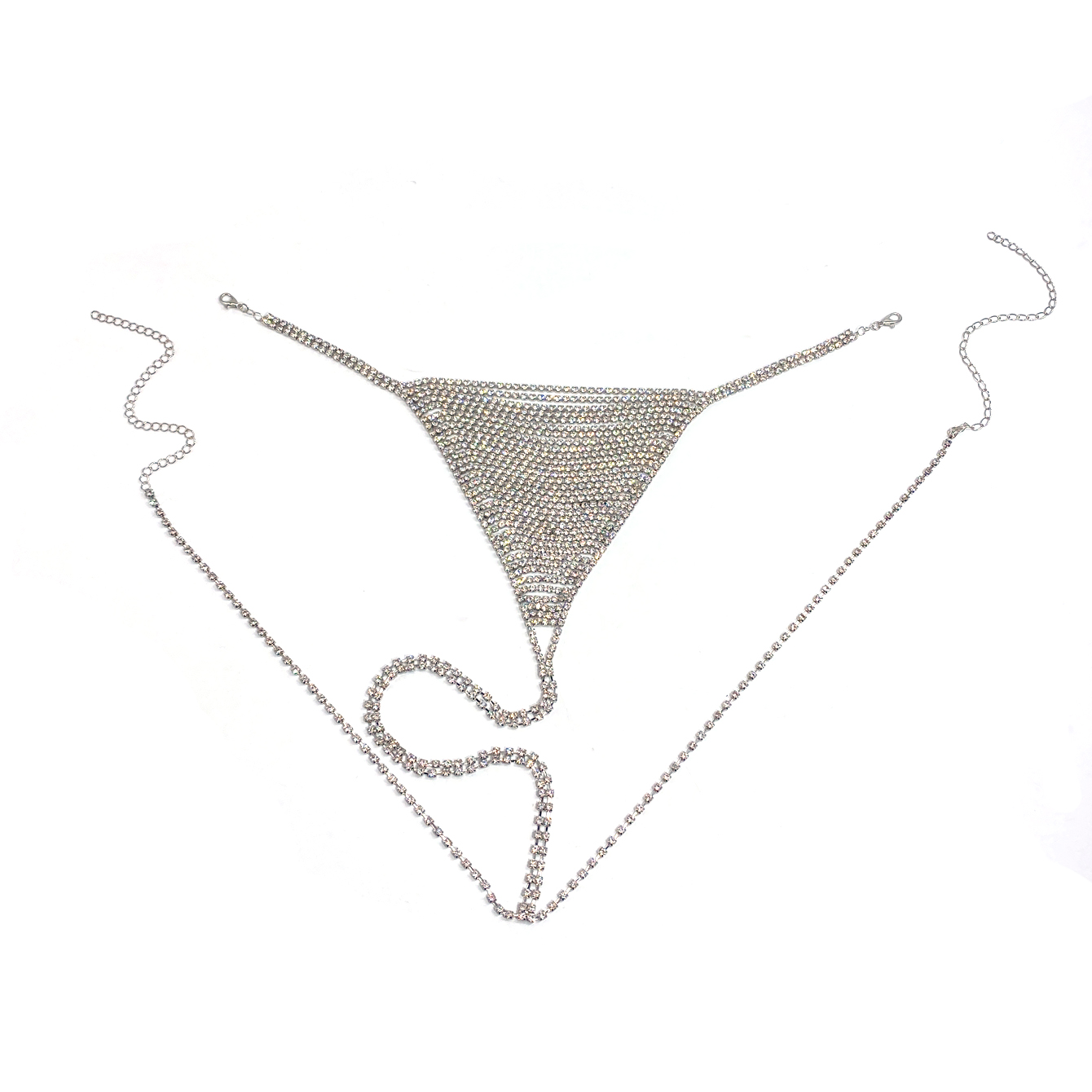 섹시한 프라이빗 라인스톤 여성용 G-스트링 바디 체인  - Body Jewelry Rhinestone 리뷰 및 가격