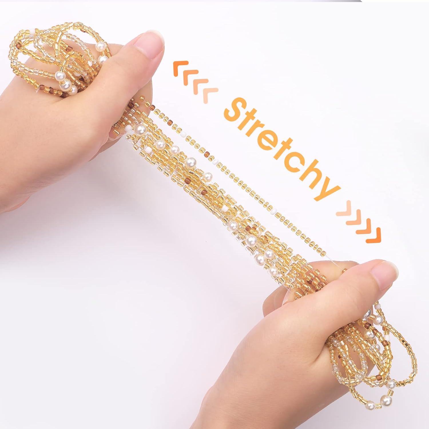 여성용 허리 비즈, 배꼽 비즈, 탄성 체인, 아프리카  - Body Jewelry Women 리뷰 및 가격