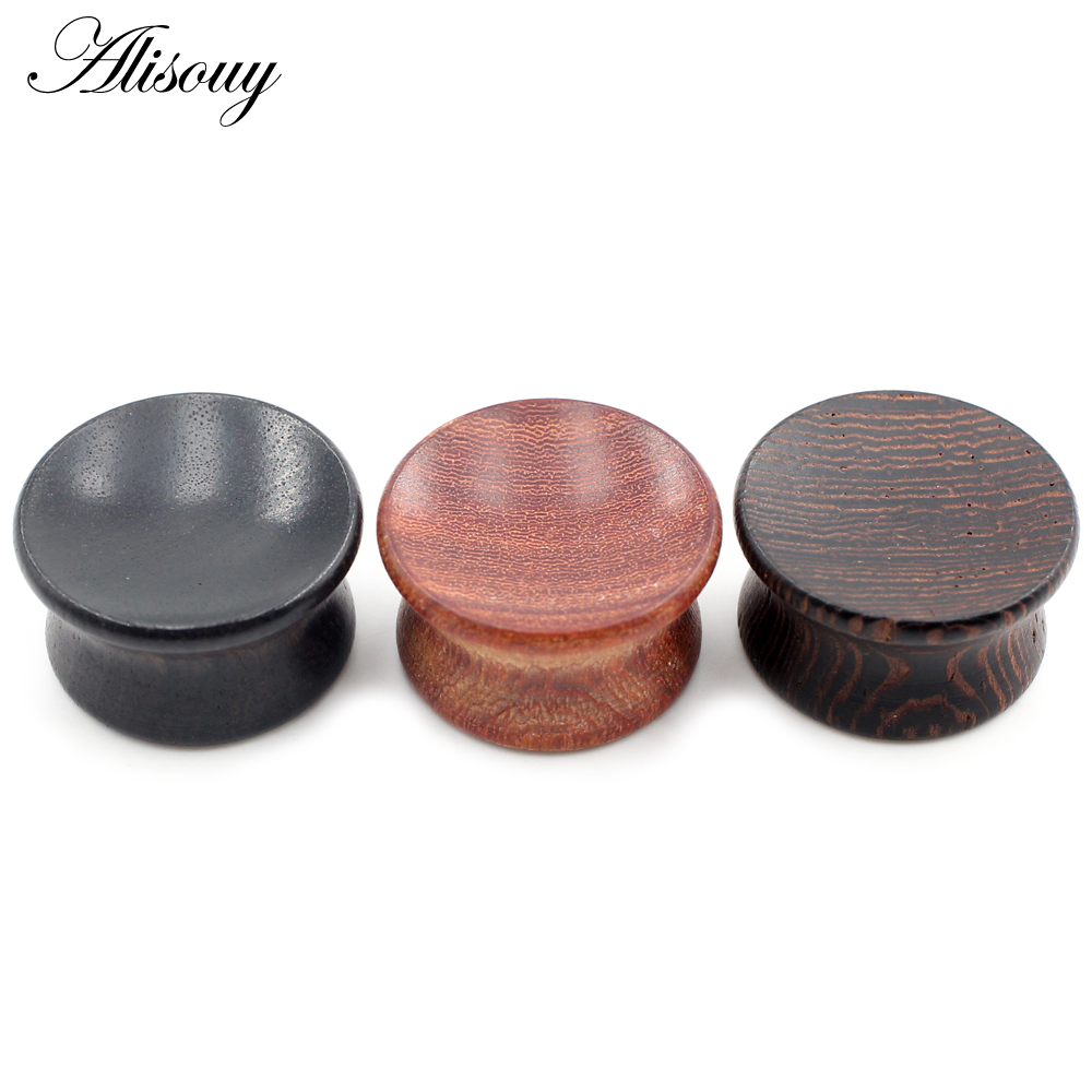 Alisouy 2pcs 6mm-20mm 오목한 천연 나 - Body Jewelry Gauges 리뷰 및 가격