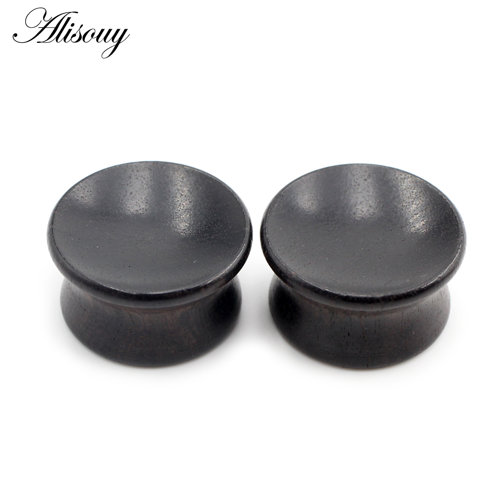 Alisouy 2pcs 6mm-20mm 오목한 천연 나 - Body Jewelry Gauges 리뷰 및 가격