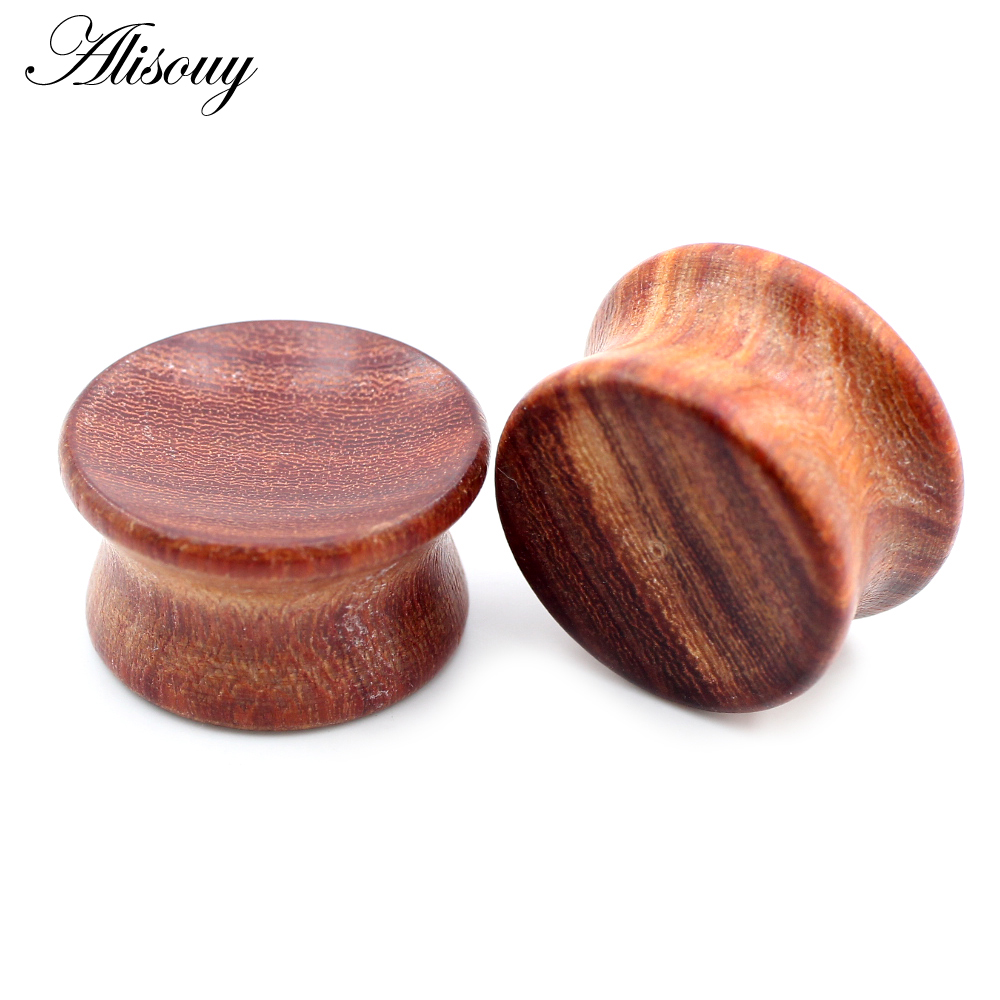 Alisouy 2pcs 6mm-20mm 오목한 천연 나 - Body Jewelry Gauges 리뷰 및 가격