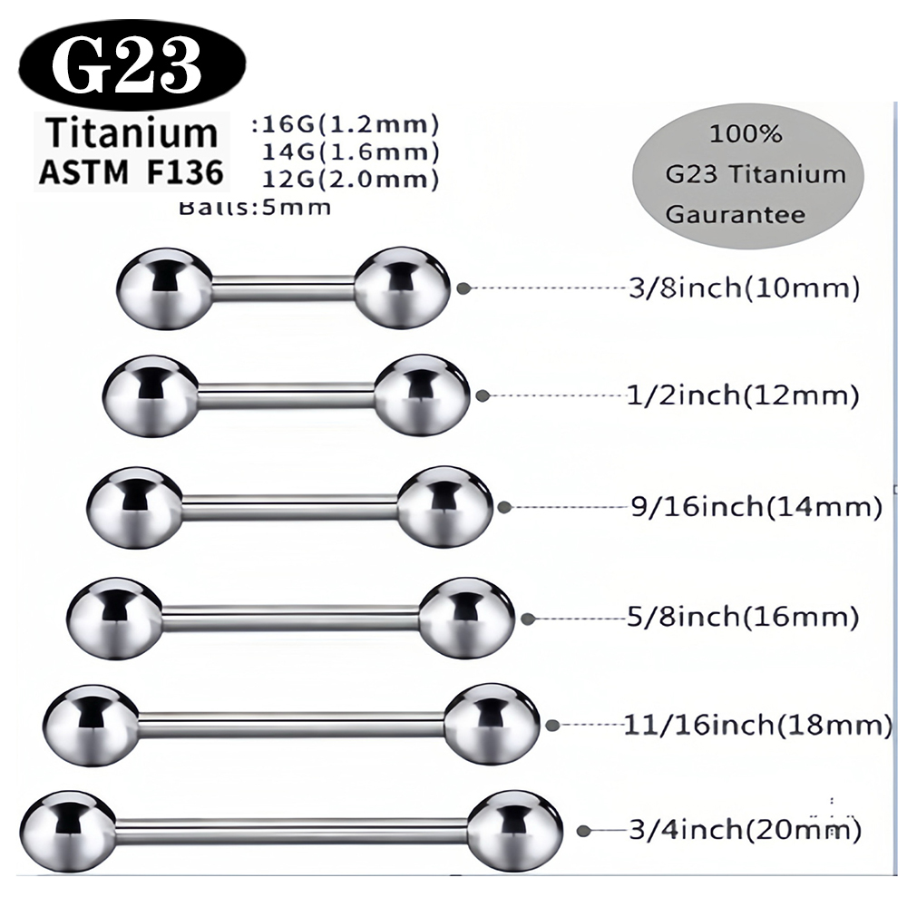 1/5/50개 ASTM F136 임플란트 등급 티타늄  - Body Jewelry Implant Grade 리뷰 및 가격