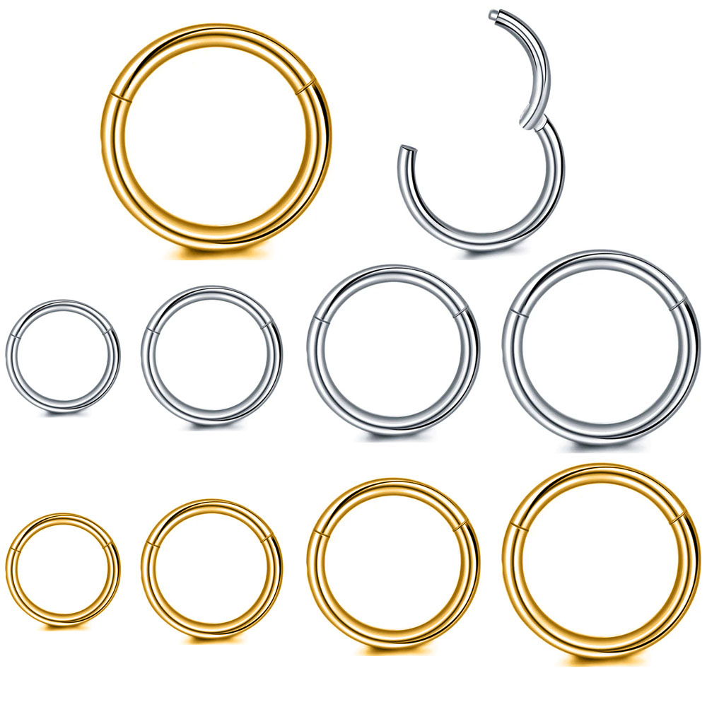 316L 외과 강철 리모콘 세그먼트 코 링 기본 Sep - Septum Clicker Ring 리뷰 및 가격