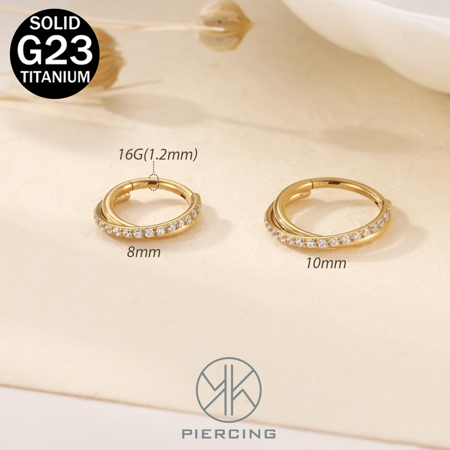 16G 임플란트 급료 티타연연연연연소 나선선선형 연연연 - Clicker Ring Seamless 리뷰 및 가격