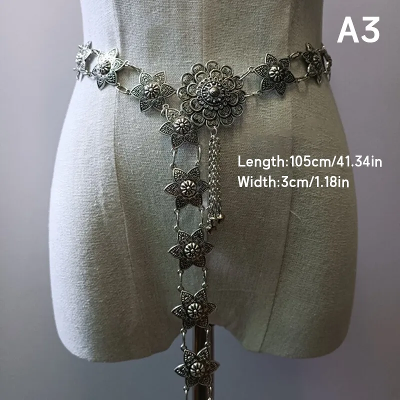 1PC 금속 태국 허리 체인 여성 태국 다이 골드 벨트 - Body Jewelry Women 리뷰 및 가격