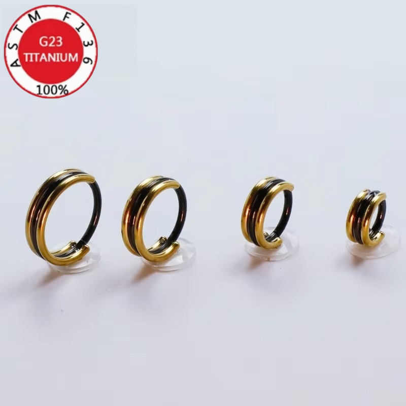 2개 또는 5개 세트, 16G, G23 티타늄 소재,  - Clicker Ring Seamless 리뷰 및 가격