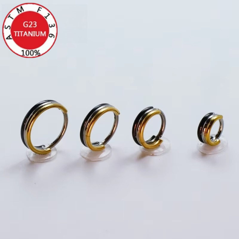 2개 또는 5개 세트, 16G, G23 티타늄 소재,  - Clicker Ring Seamless 리뷰 및 가격